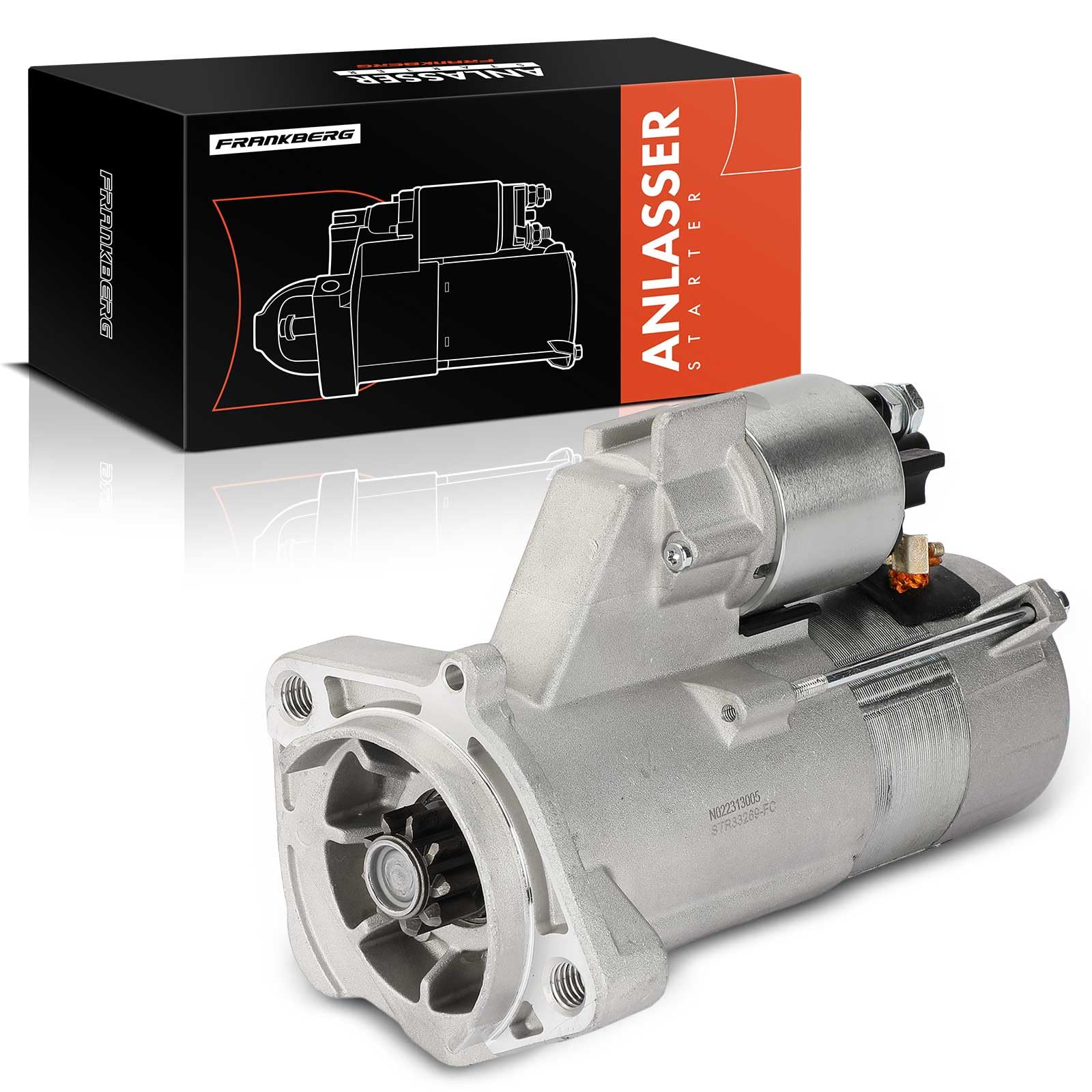 Frankberg Anlasser Starter Diesel – Kompatibel Mit Renault, Nissan, Opel (2.0L, 2.3L), 12V, 2,2 KW