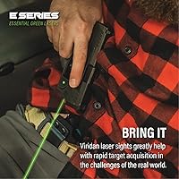 Vista 6 de Mira láser verde serie E de Viridian Weapon Technologies, ajuste personalizado para armas, para pistolas con o sin riel, láser verde clase 3R