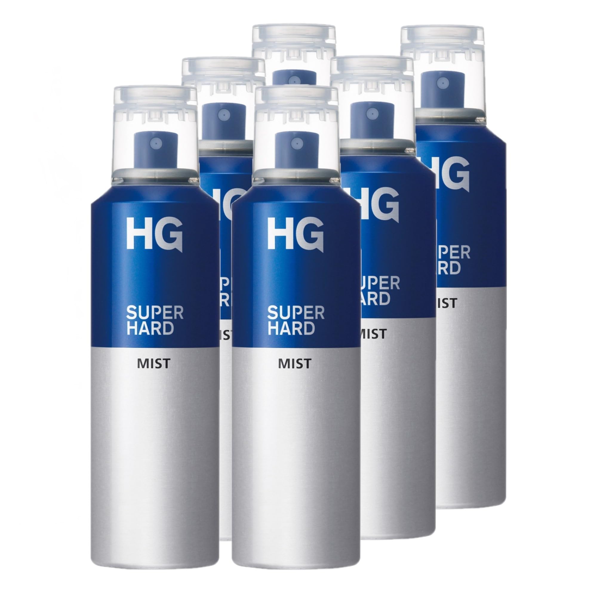 HG 【まとめ買い】 スーパーハード ミスト 整髪料 150g × 6個 エアゾール 単品 150グラム (x 6)