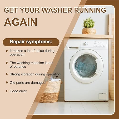 Miniatura 6 de W11130362 MVWX655DW1 SWTW5000DW2 WTW5000DW3 WTW5000DW1 Kit de varilla de suspensión para lavadora Whirlpool Maytag Kenmore Crosley MVWC565FW2