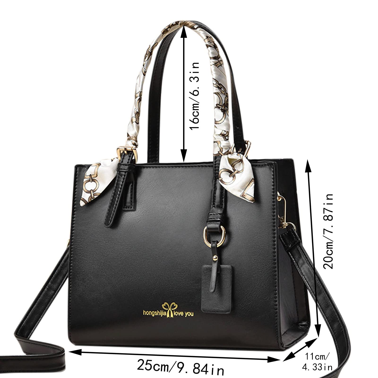 Borsa tote da donna, alla moda, borsa a tracolla in pelle con grafica