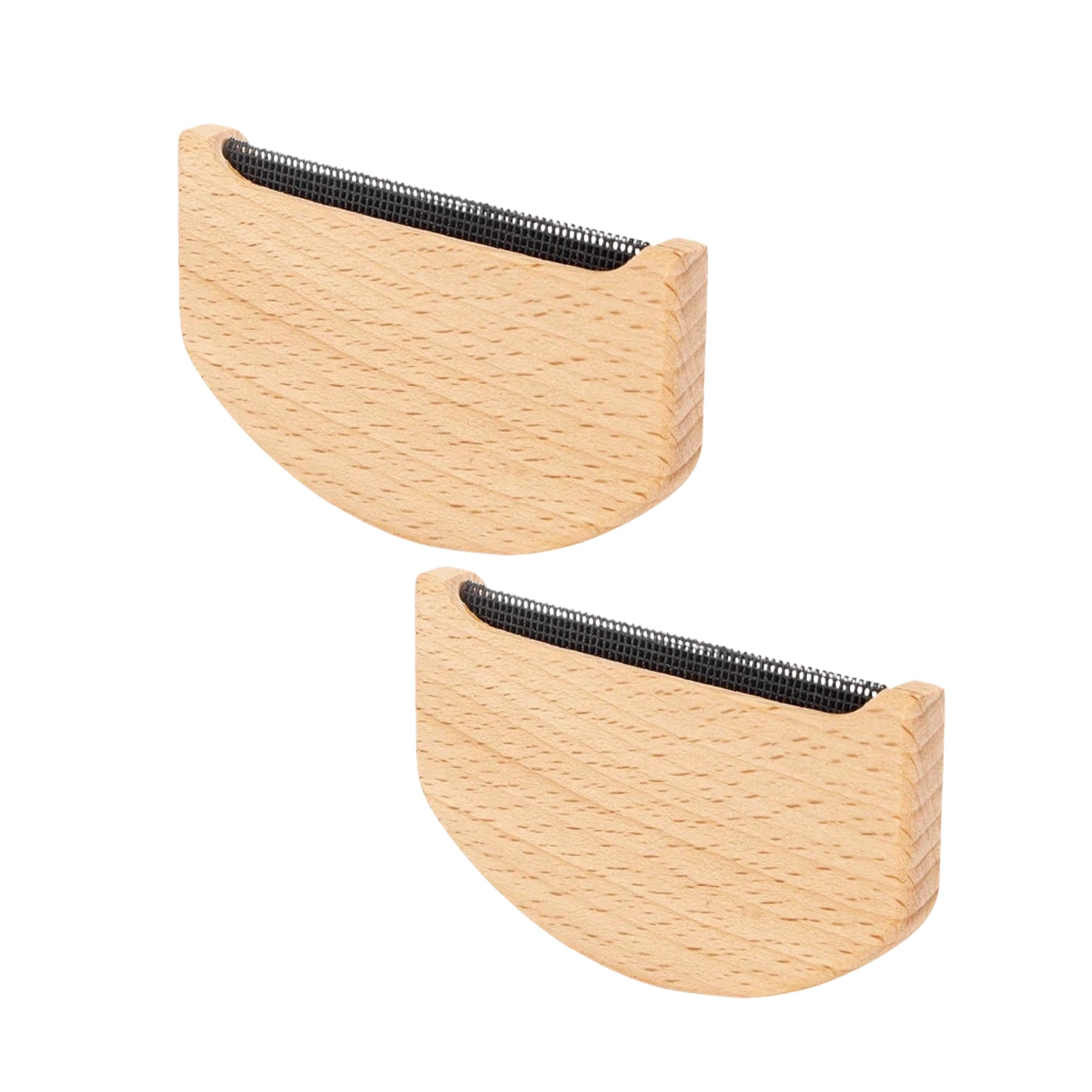 2 Pack Cashmere Comb Fabric Shaver, Beechwood Sweater Comb Manual Lint Remover for Wool, Knits, Scarves and Clothing