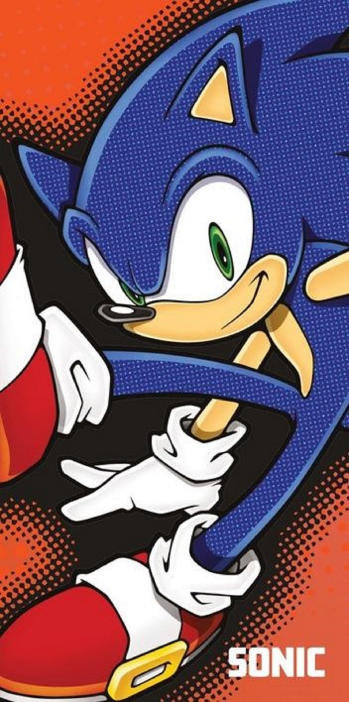 Jerry Fabrics Sonic The Hedgehog Beach Towels, Multicoloured, Single