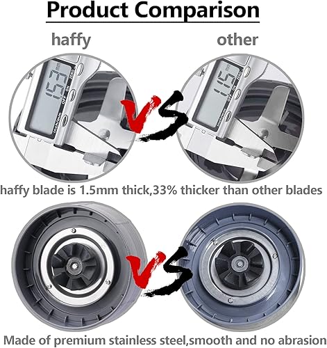 Miniatura 3 de Reemplazo de la cuchilla de licuadora – Cuchilla de repuesto compatible con NutriBullet 900 W/600 W – Cuchilla de batidora cruzada con junta tórica