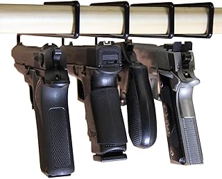 SciencePurchase Pack of 4 Handgun Pistol Hangers (Black)
