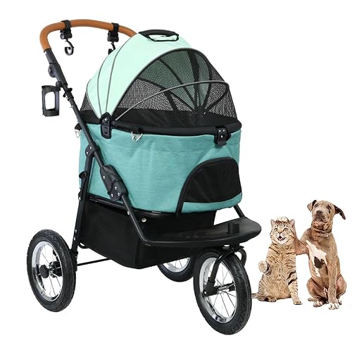 Cochecito para Perros Medianos Y Pequeños, Cochecito para Mascotas 3 En 1