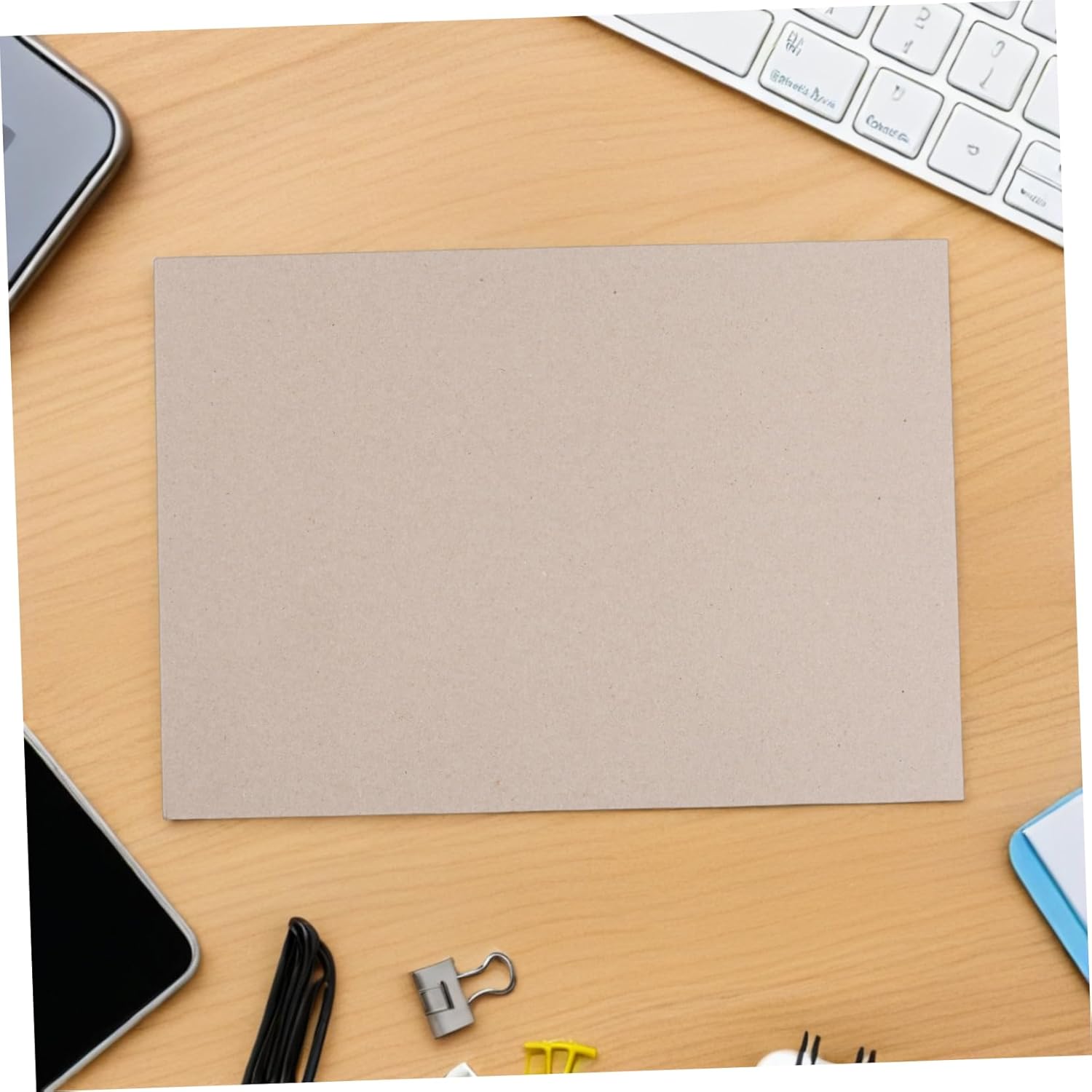OSALADI 20pcs Heavy Duty Cardboard Sheets for Bookbinding Scrapbooking and Craft Projects Sturdy Greyboard for Durable Album Making and DIY Crafts