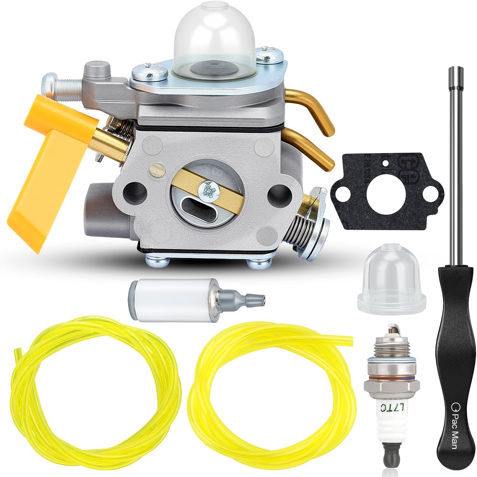 Dalom C1U-H60 Carburetor for Ryobi Homelite 25cc 26cc 30cc SS26 SS30 CS26 CS30 String Trimmer Brushcutter 985624001 308054003 308054077 985308001 3074504