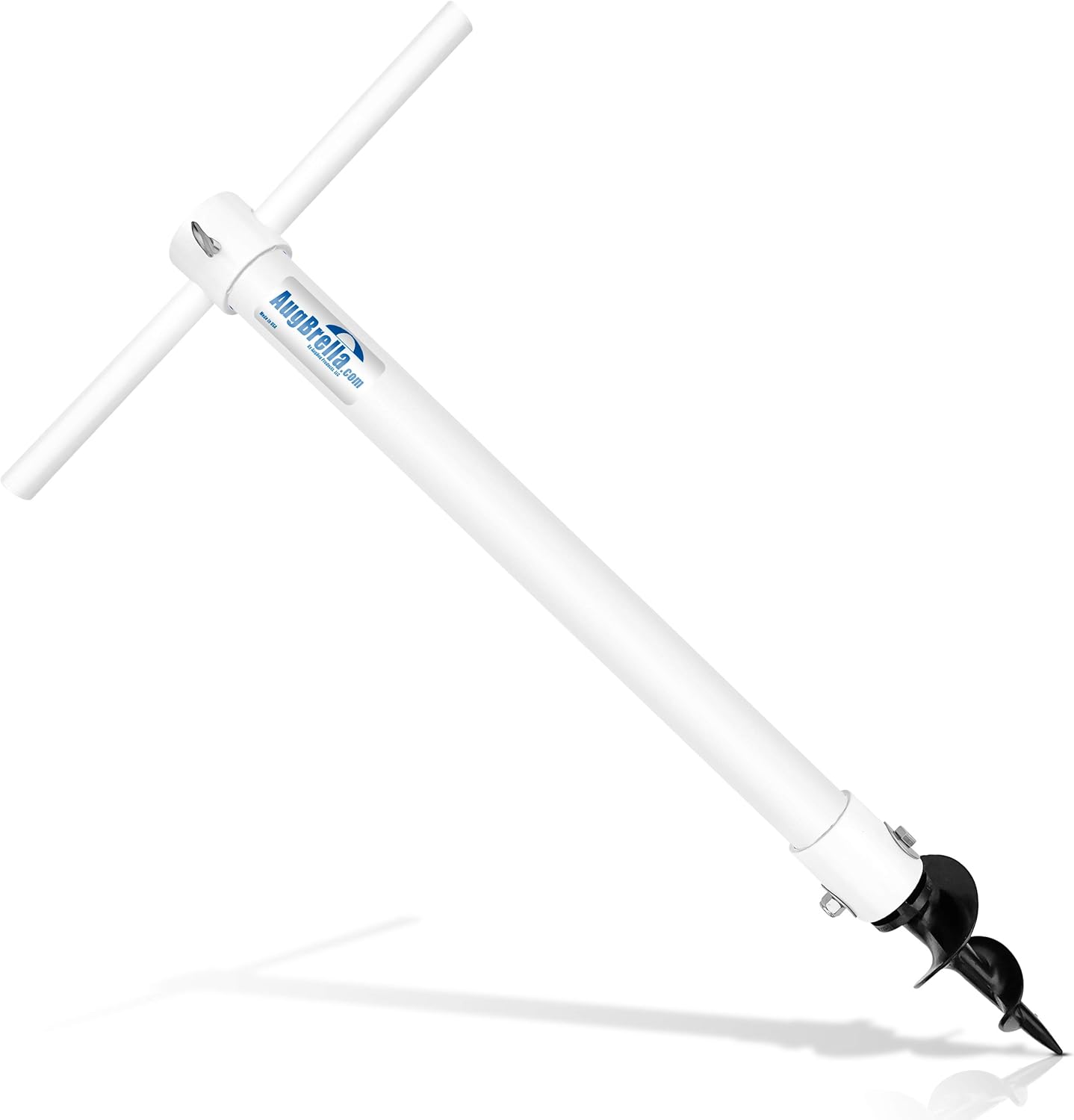AugHog Products LLC AugBrella Beach Umbrella Anchor Holder Commercial Grade (White