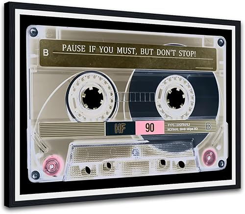 Miniatura 78 de Novatique Arte de pared inspirador retro, cinta de cassette, arte de pared, citas inspiradoras, ilustraciones para adolescentes, citas positivas,