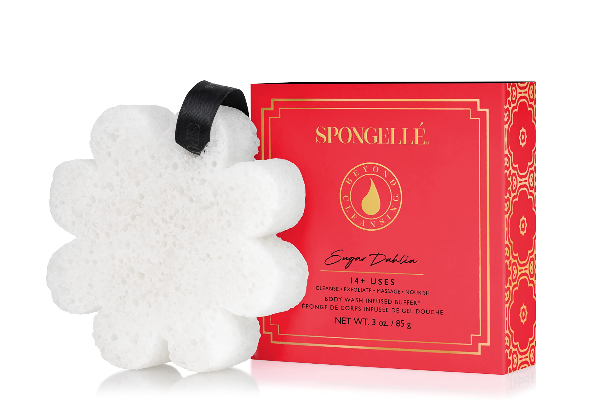 Boxed Flower Body Wash Buffer - Sugar Dahlia