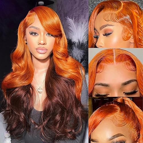 Miniatura 9 de Peluca de cabello humano virgen brasileño ondulado con encaje frontal transparente HD de 13 x 6 pulgadas, densidad 200, con abuelitos, para mujer,