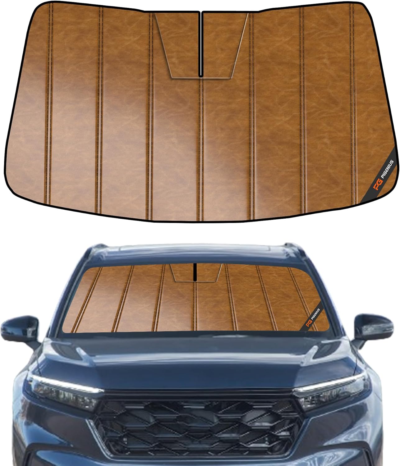 Windshield Sun Shade fits Honda CR-V 2023-2026,Custom Fit Front Window Sunshade,100% UV Rays and Sun Heat Protection,5th-Gen Cooling Design