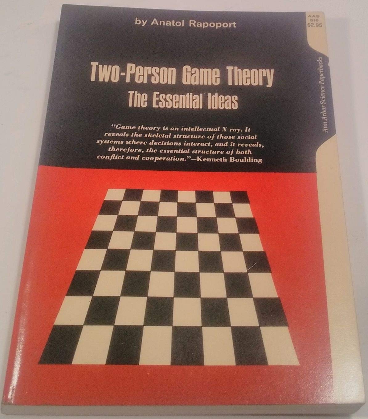 Two Person Game Theory: The Essential Ideas (Ann Arbor Books) : Rapoport,  Anatol: Amazon.de: Bücher