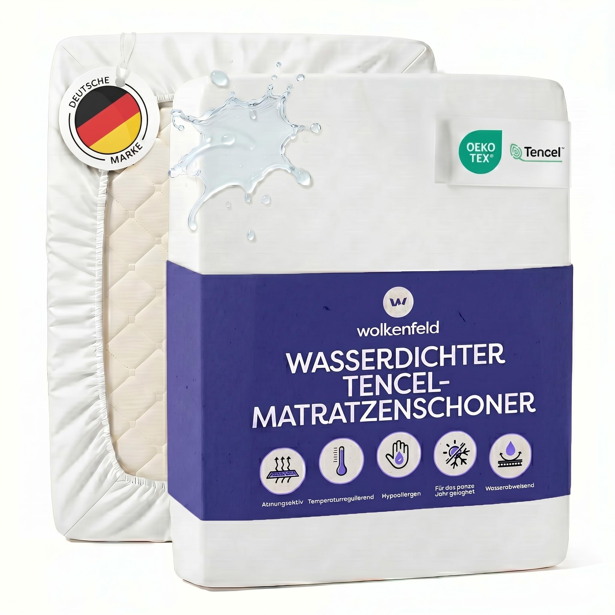 Wolkenfeld Wasserdichter Matratzenschoner Parent