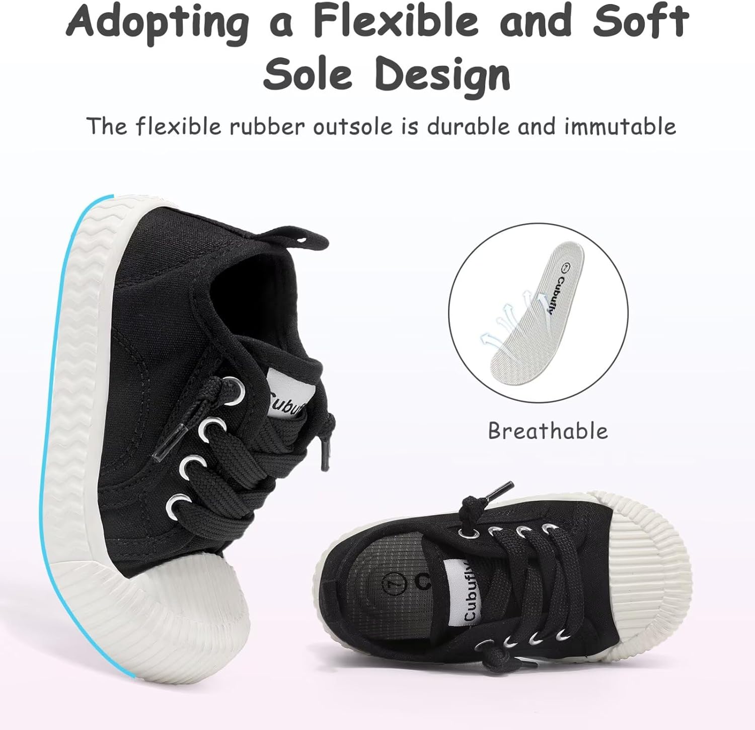 Toddler Shoes Boys Girls Slip On Canvas Sneakers - Image 4