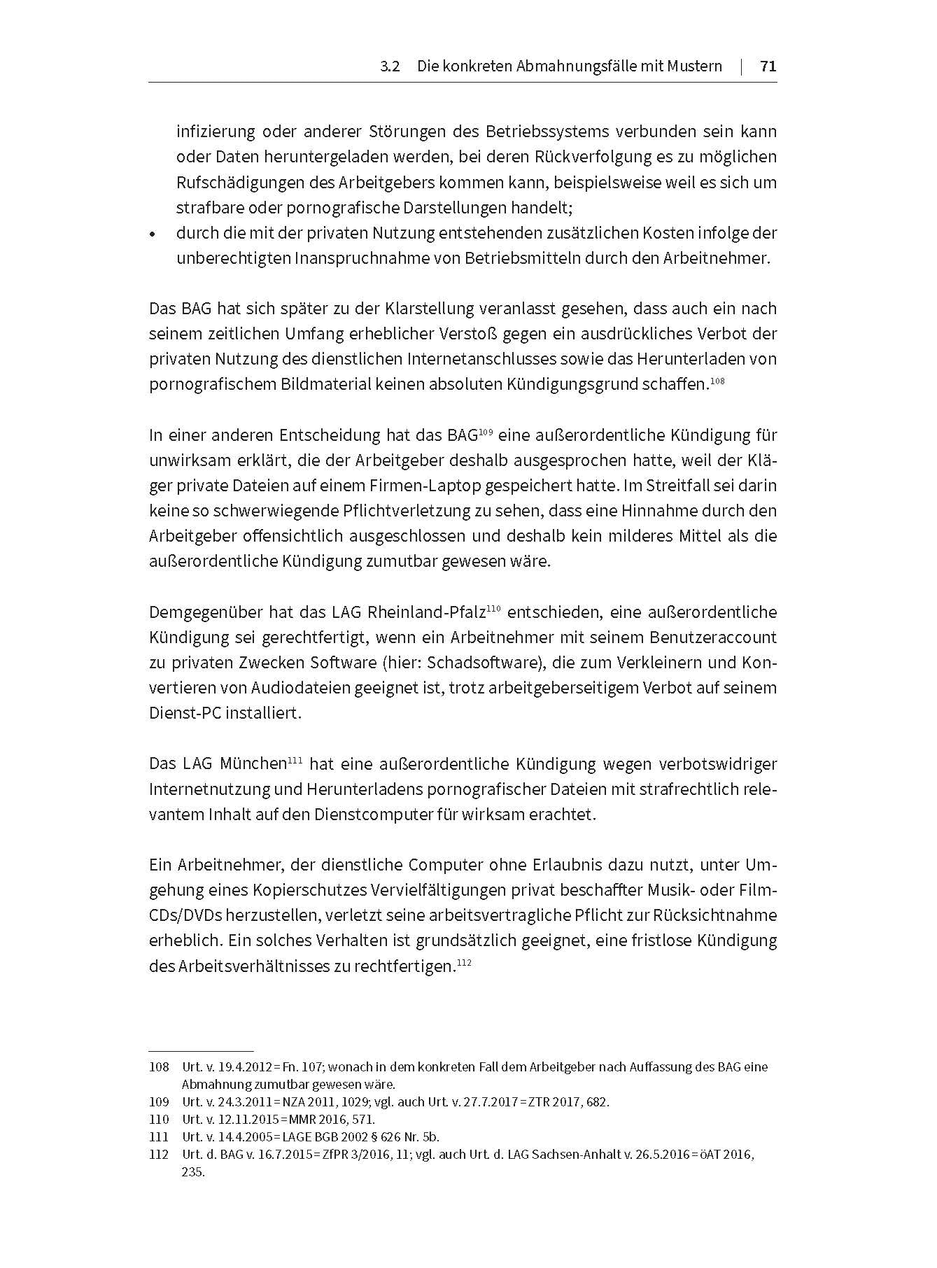 Die Abmahnung: Wirksam und korrekt umsetzen - über 50 konkrete Fälle (Haufe Fachbuch)