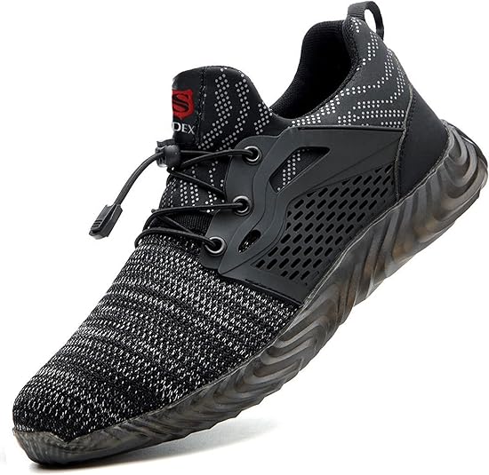 SUADEX Steel Toe Shoes Men Women Indestructible Work Safety Shoes Working Industrial Construction Sneakers