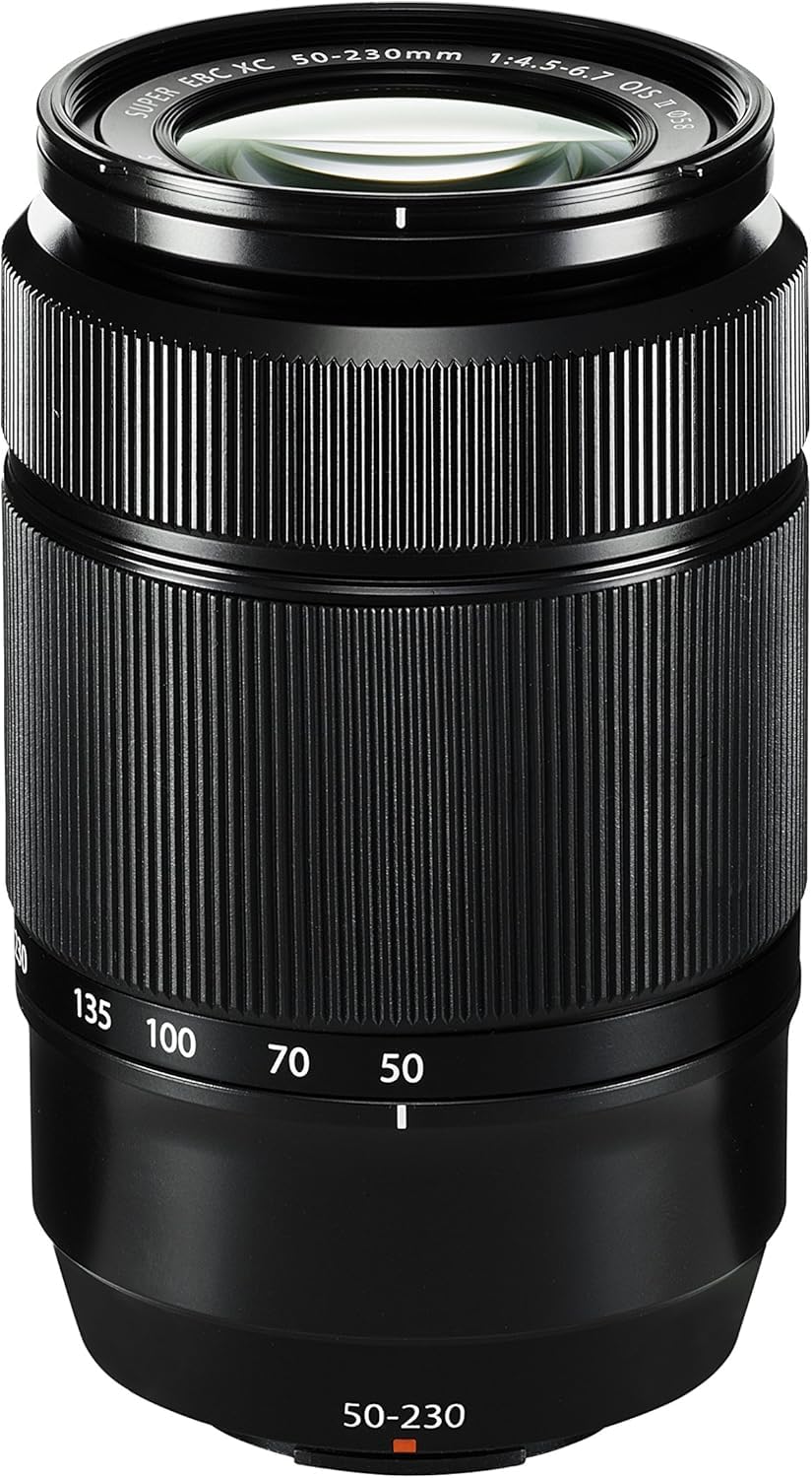Fujifilm Fujinon XC 50-230mm F4.5-6.7 OIS II Telephoto Zoom Lens – Black (Full Frame Equivalent = 76-350MM) with 2 Year Warranty