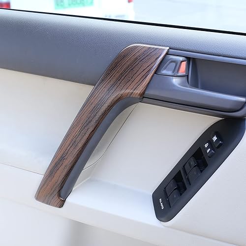 Miniatura 13 de Tirador de puerta interior de automóvil ABS 4PS apto para Toyot@Land Cruiser Prado FJ150 150 2010 2011 2012 2013 2014 2015 2016 2017 2018 2019