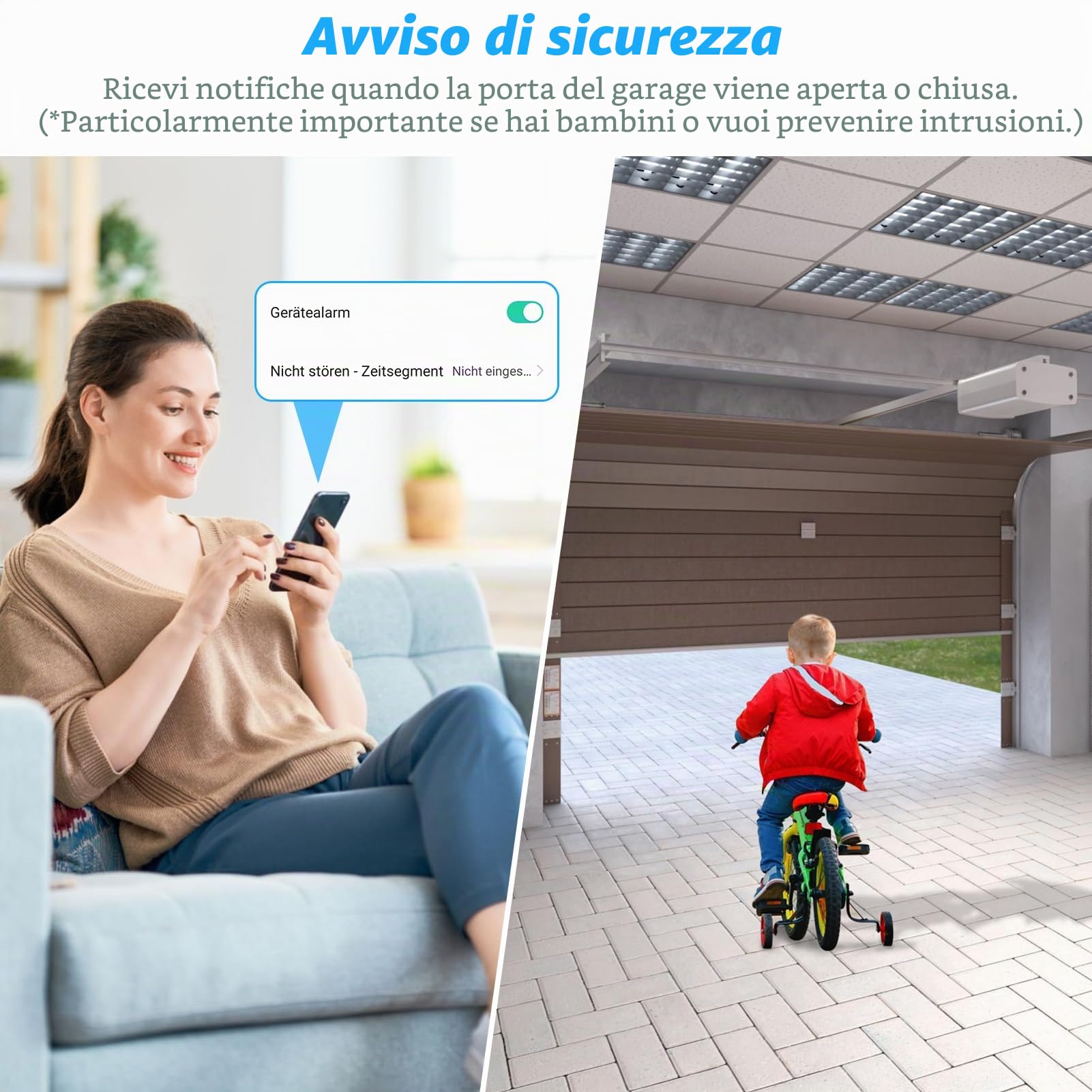 Apri Cancello Collegato Apriporta Garage Collegato WiFi Controllo App Tuya | Telecomando Intelligente Porta Compatibile con Alexa, Google Assistant Controllo Vocale (2)