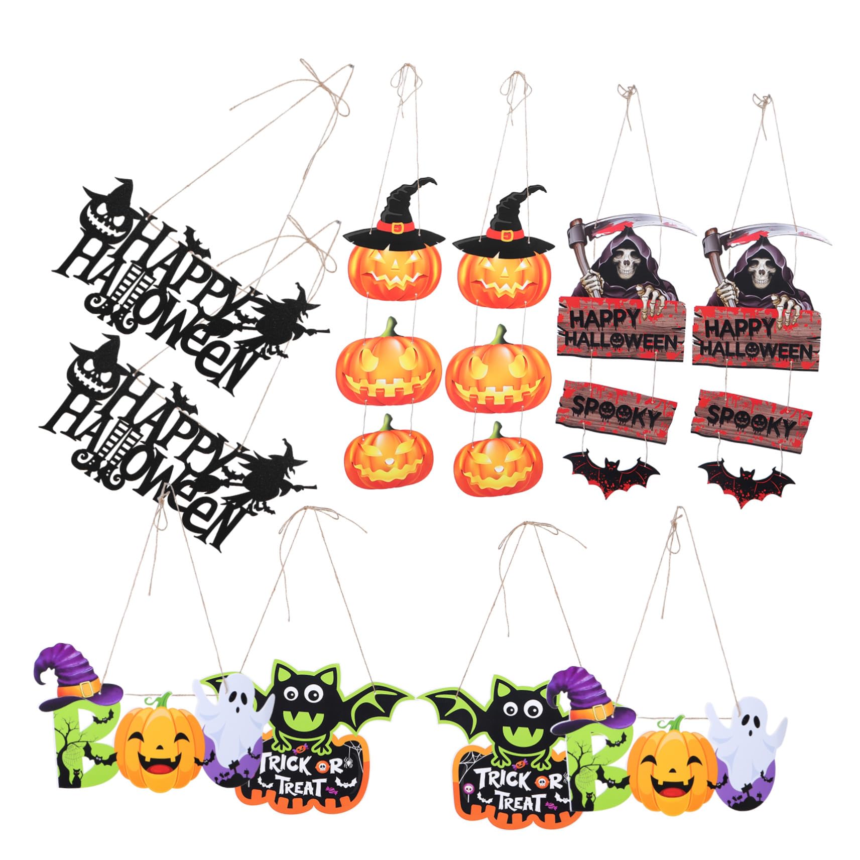 Chauve-souris et citrouille d'Halloween : 10 bannières pour jardin