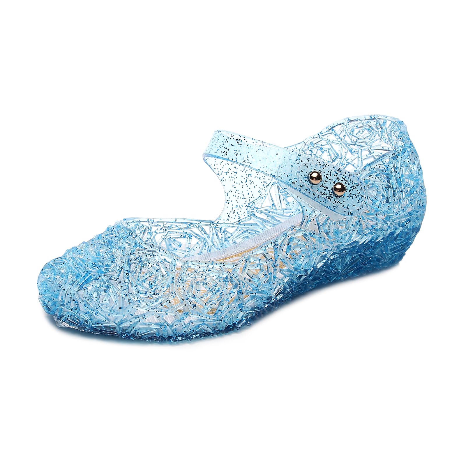 Libuam Jelly Sandals for Girls Dreamy Princess Style Girls' Sandals - New Summer Flat Non-Slip Princess Shoes