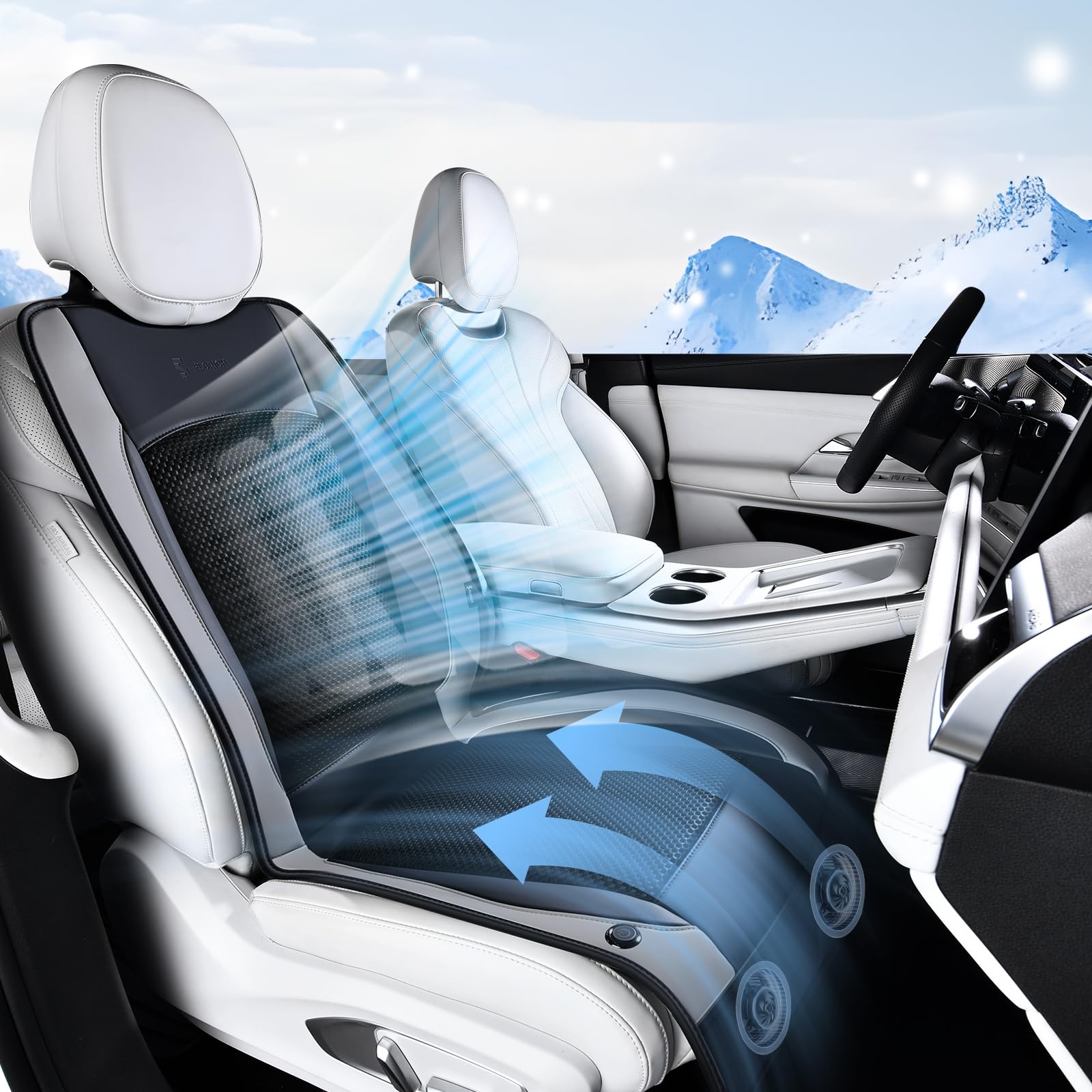 FLORICH 2-fan cooling car seat cover front seat