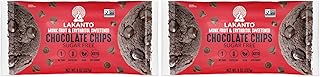 Lakanto Sugar Free Semi Sweet Chocolate Chips - Monk Fruit Sweetener and...