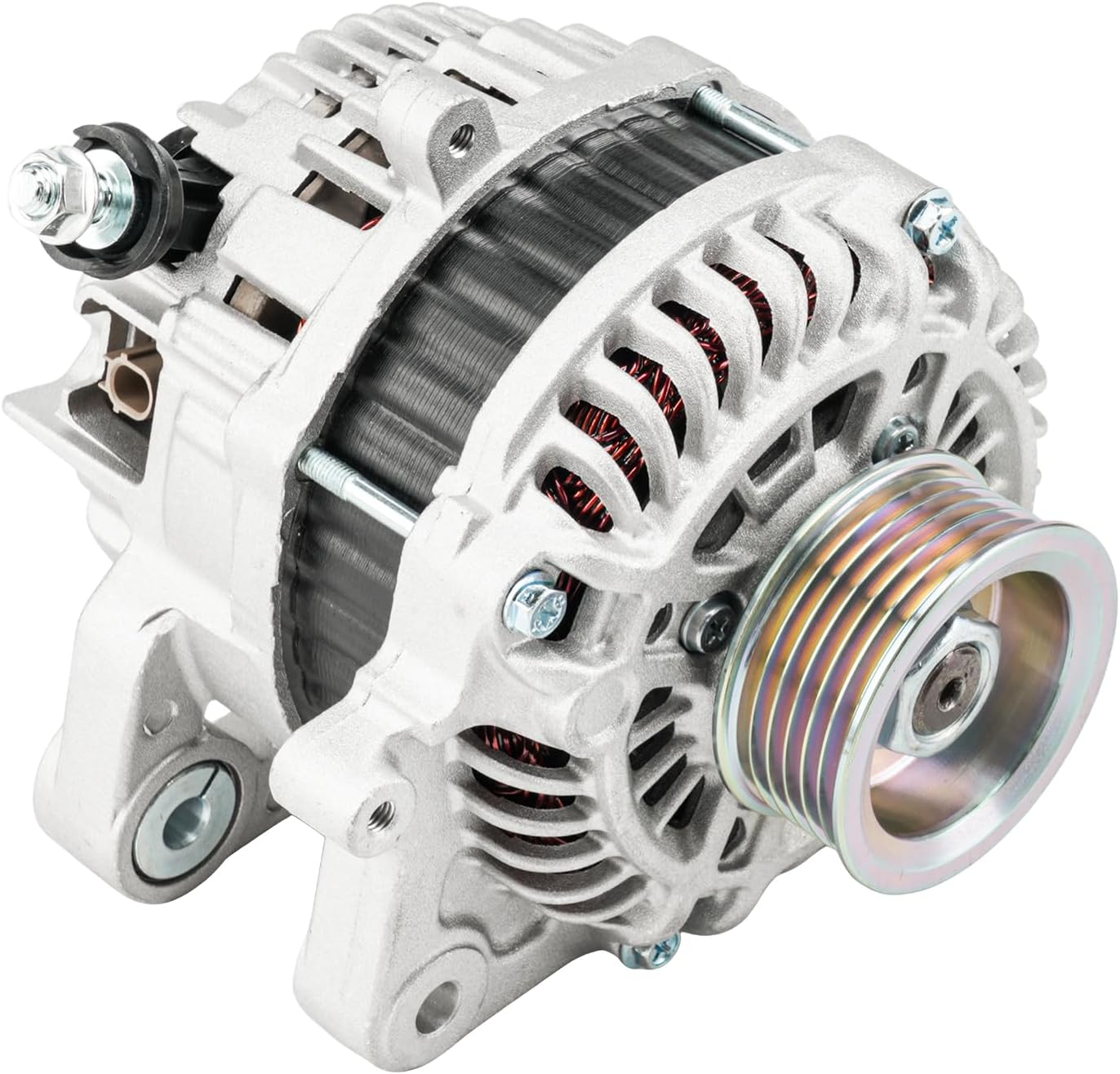 KAC 11537N Alternator Compatible with Honda, Acura, 2012-2015 1.8L Civic, 2016-2018 HR-V, 2013-2015 2.0L ILX, 95A 12V S6 Automotive Alternator 11537, 31100R1AA01, 31100-R1A-A01, 31100R1AA010M2