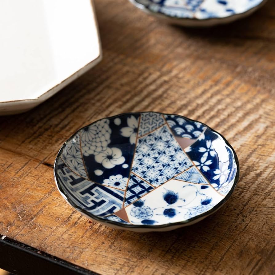 天藍釉菊口皿 天藍釉菊口皿 菊皿 中皿 | JICON 磁今 オンラインショップ