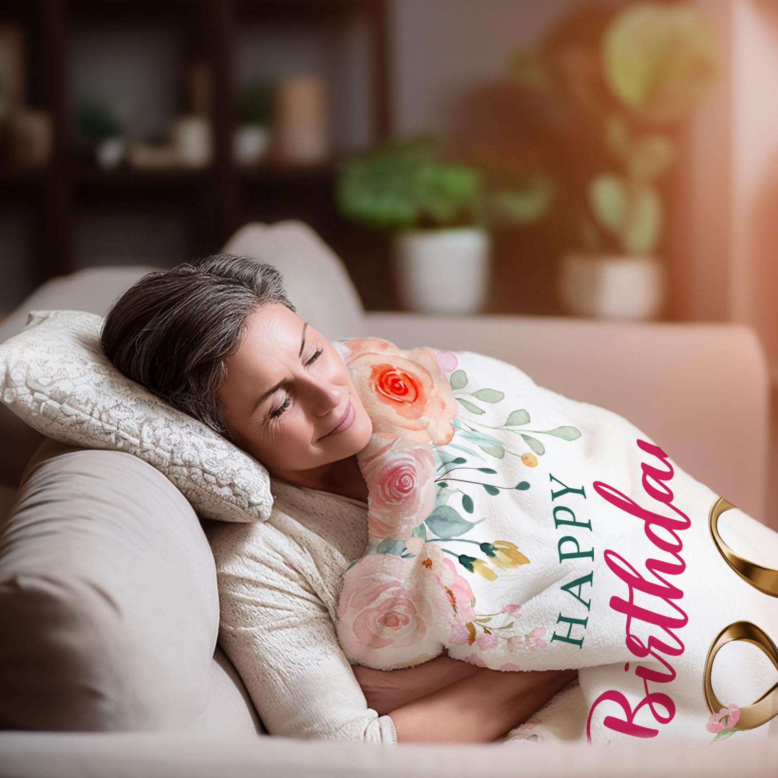 80th Birthday Gifts for Women,80 Year Old Birthday Gifts for Women,Gift for 80 Year Old Woman,80th Birthday Gifts,80th Birthday Decorations Throw Blanket 50"X60"