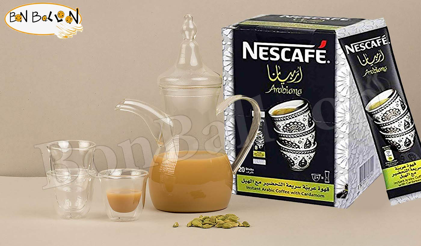 Instant Nescafe Arabiana Arabic Coffee With Cardamom Natural Arabian
