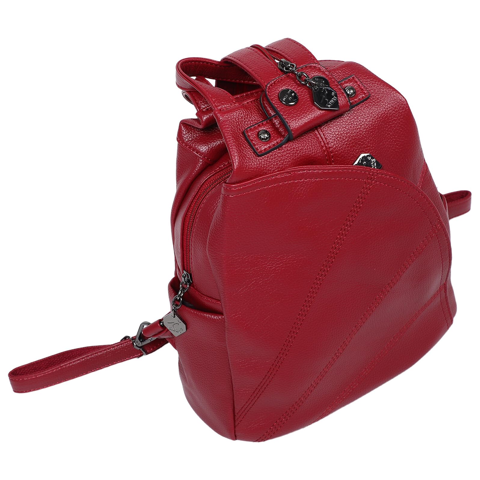 Sac à dos femme polyvalent voyage et ordinateur à compartiments - 8