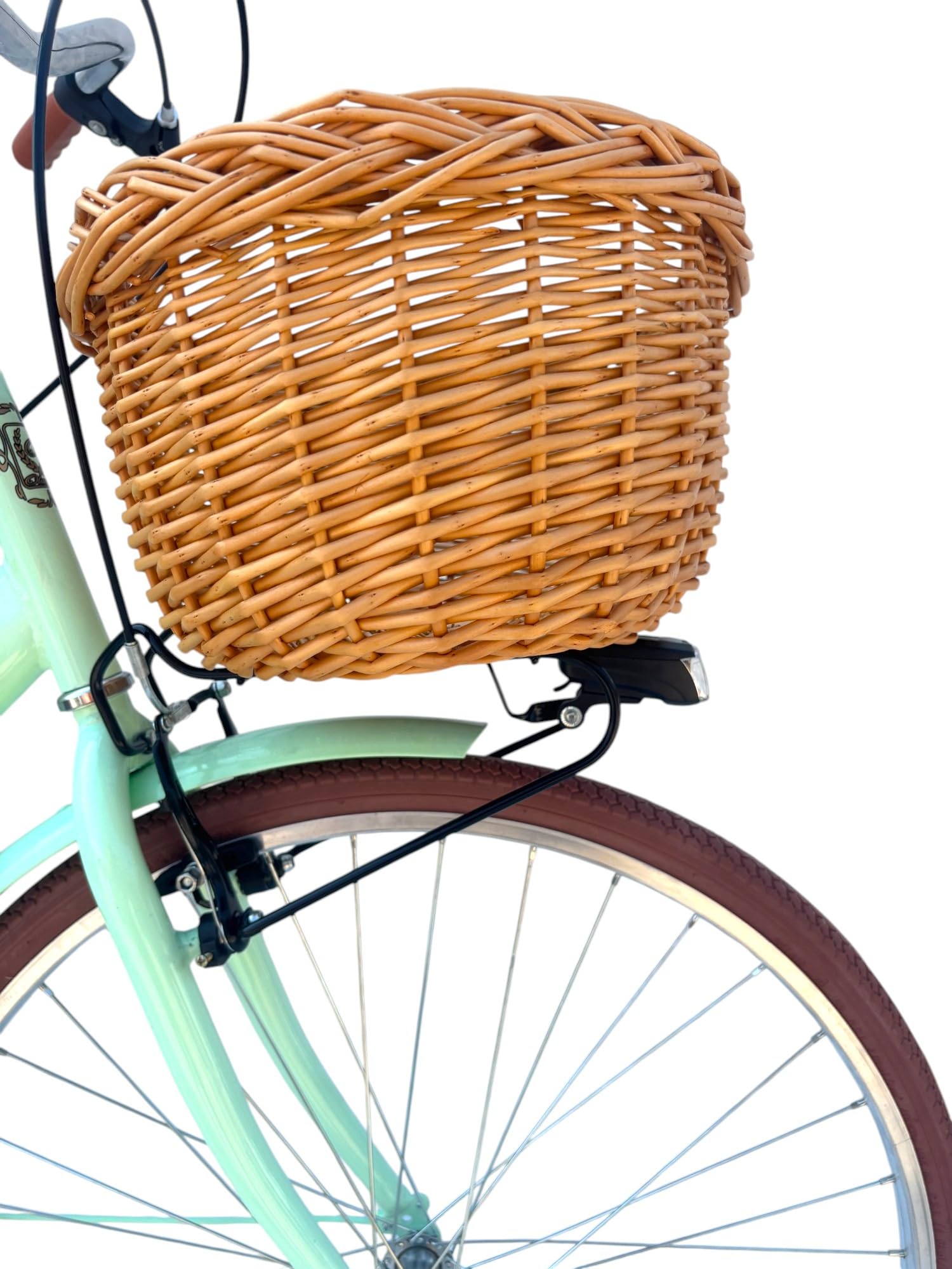 Bici Donna Olandese Da Passeggio - Stile Vintage Con Cestino In Vimini, Ruote 28'' E Cambio - Foto 4