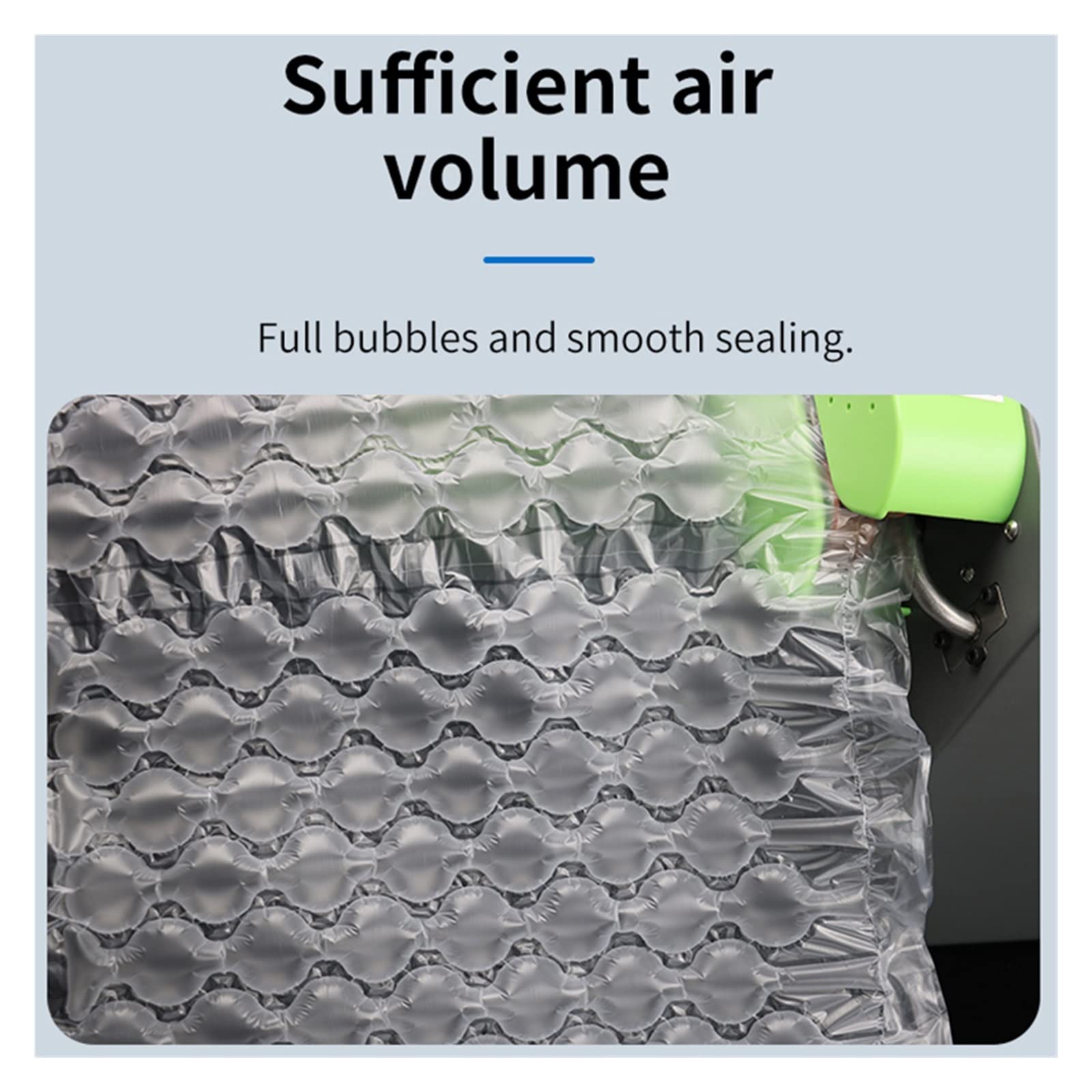 Buffer Air Cushion Machine Buffer Air Pillow Imballaggio Gonfiatore Riempimento automatico Air Pillow Bag Bubble Film Bubble Bag Machine Uso domestico