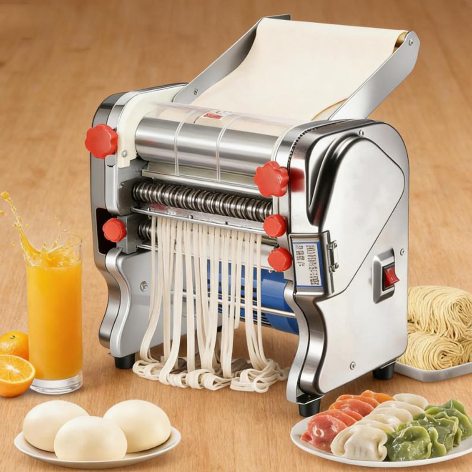 Macchina per Pasta Elettrica Automatica in Acciaio Inox per Casa