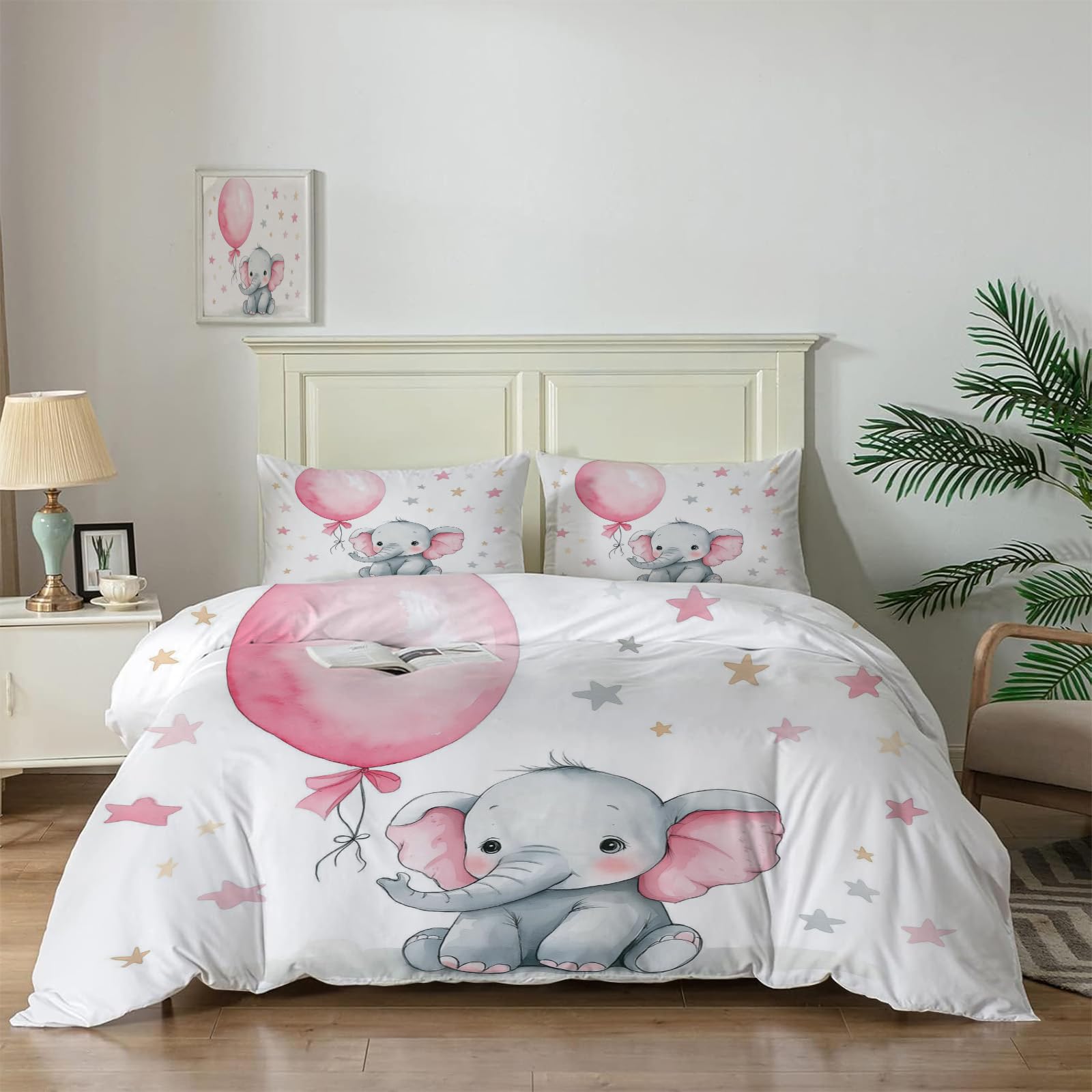 Housse de couette 200x200 cm fermeture éclair parure de lit microfibre