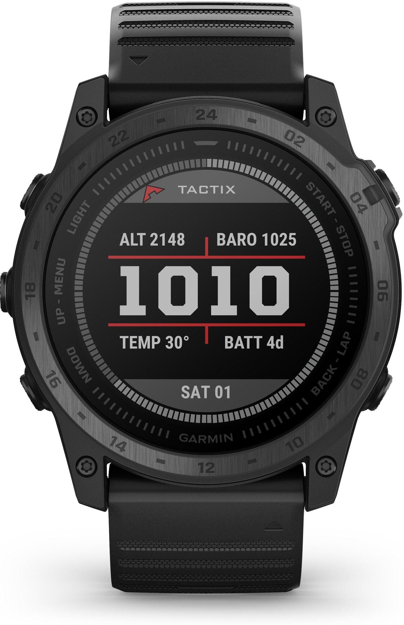Garmin tactix® 7 - Standard Edition Montre GPS Tactique avancée avec Bracelet en Silicone Numéro de référence 010-02704-01