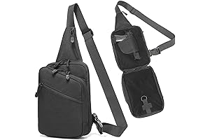 Concealed Gun Sling Bag for Men and Women, Small Gun Backpack Crossbody EDC Shoulder Bag
