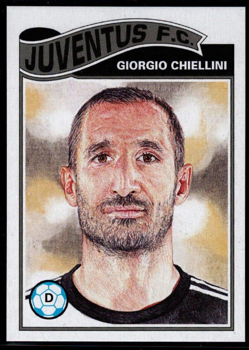2019 Topps UCL The Living Set UEFA Champions League #62 Giorgio Chiellini Juventus FC Official Futbol Soccer Trading Card ONLINE EXCLUSIVE Limited Print Run