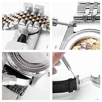 Kit Di Strumenti Di Riparazione Orologi Multifunzionale Di Qualità Da - Foto 9