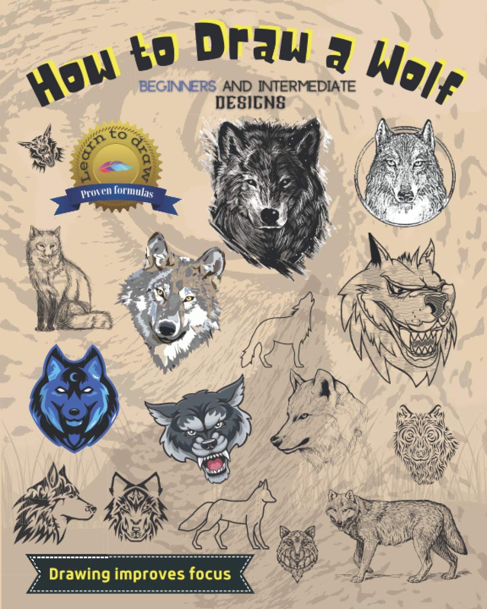 How to draw a wolf: Beginner and intermediate designs that help any artist improve artist skills