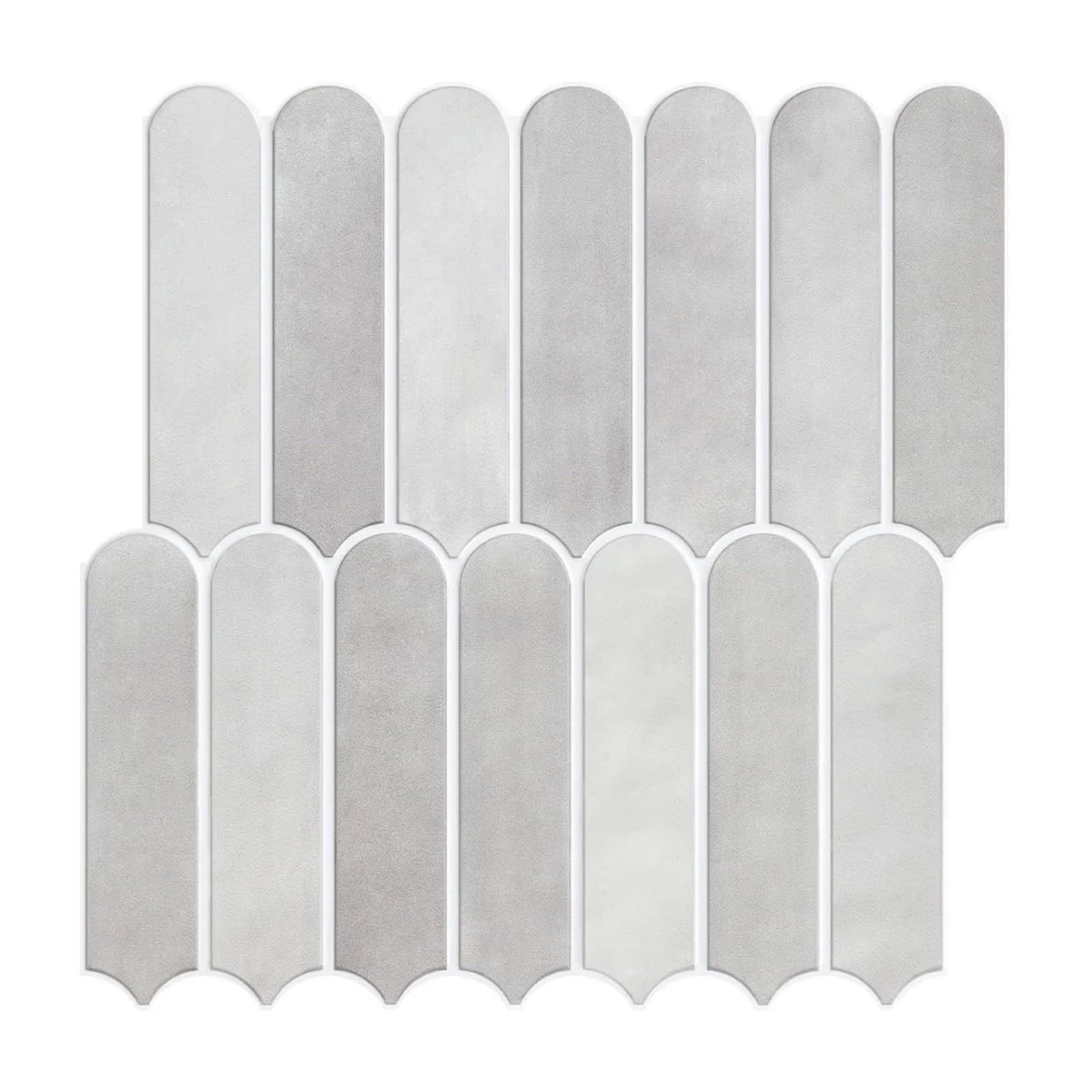 Wall Panels Self Adhesive 3D Peel and Stick Blush Pink Tile 3D Tile Sticker Bathroom Wall Tile Kitchen Tile 30x30cm(Gray-10pcs)