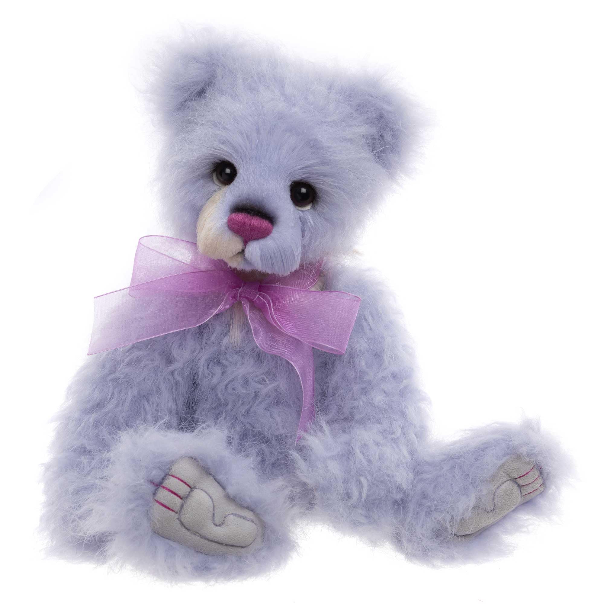 Charlie Bears Natalia Collectable Lilac Plush Teddy Bear