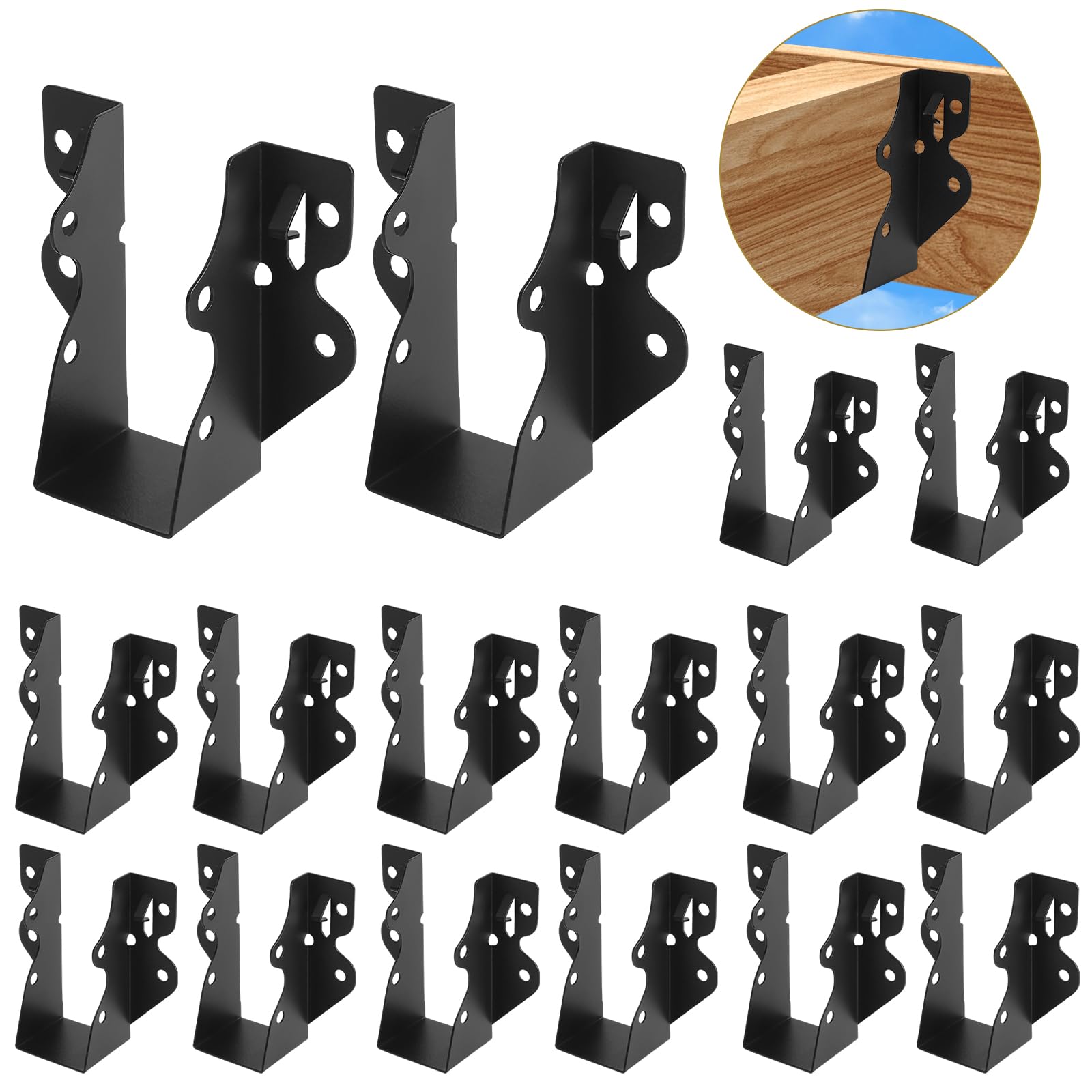 カーペンター2個売り Amazon.com: 2x4 Joist Hanger,16 Pack 20 Gauge Q235B Steel Face