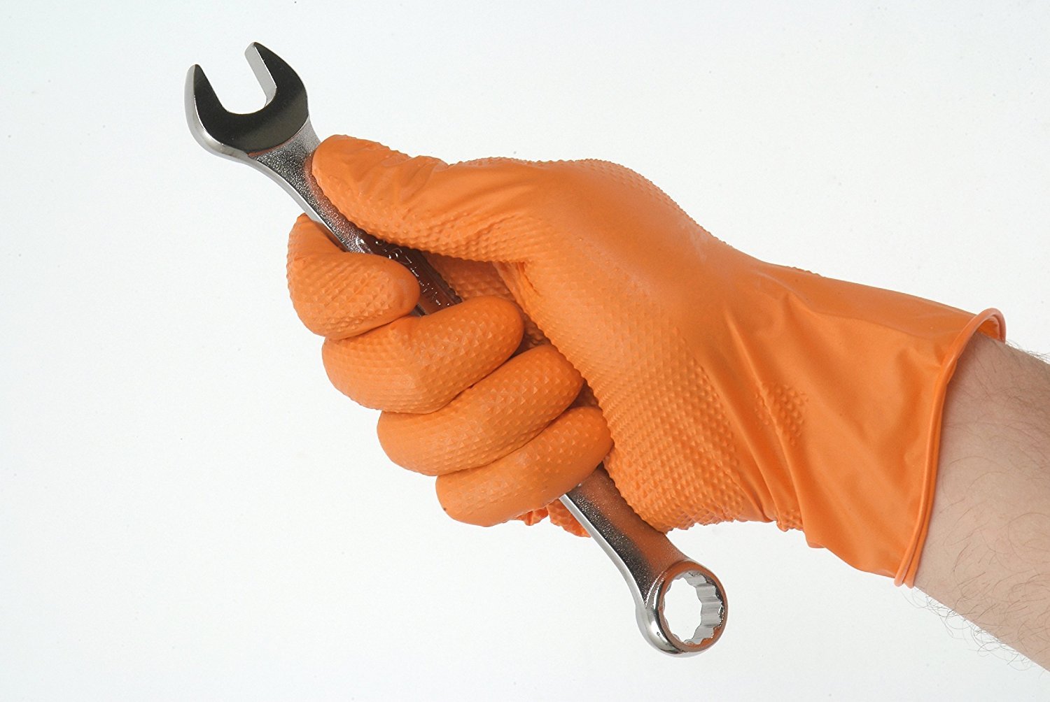 EPPCO Kunzer Tiger Grip M 100 gants jetables en nitrile Taille (gants) : M EN 374, EN 455