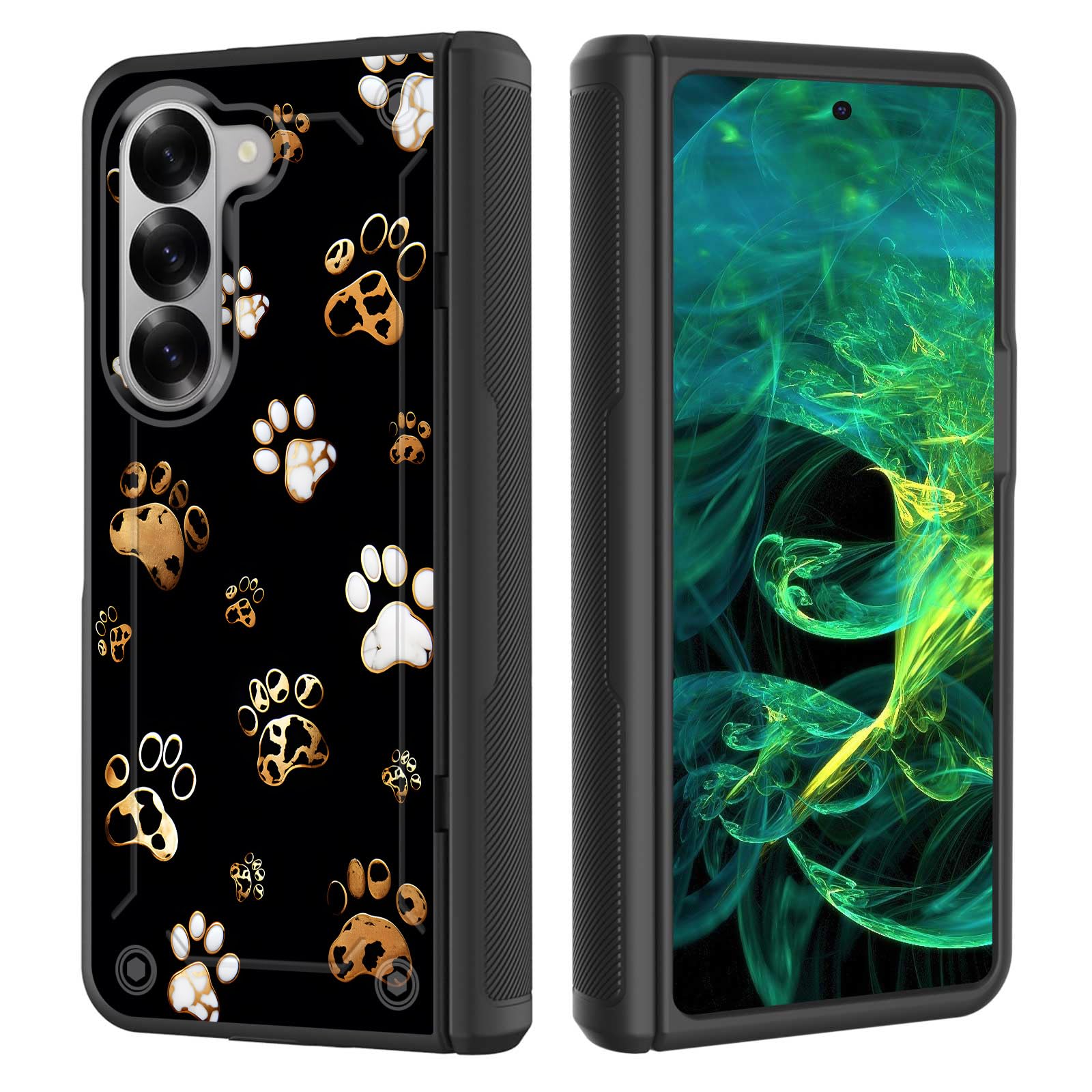 wiaekosef for Galaxy Z Fold 6 Case,Heavy Duty Dual Layer Hard PC & Soft Silicone Rugged Bumper Shockproof Protective Case ...