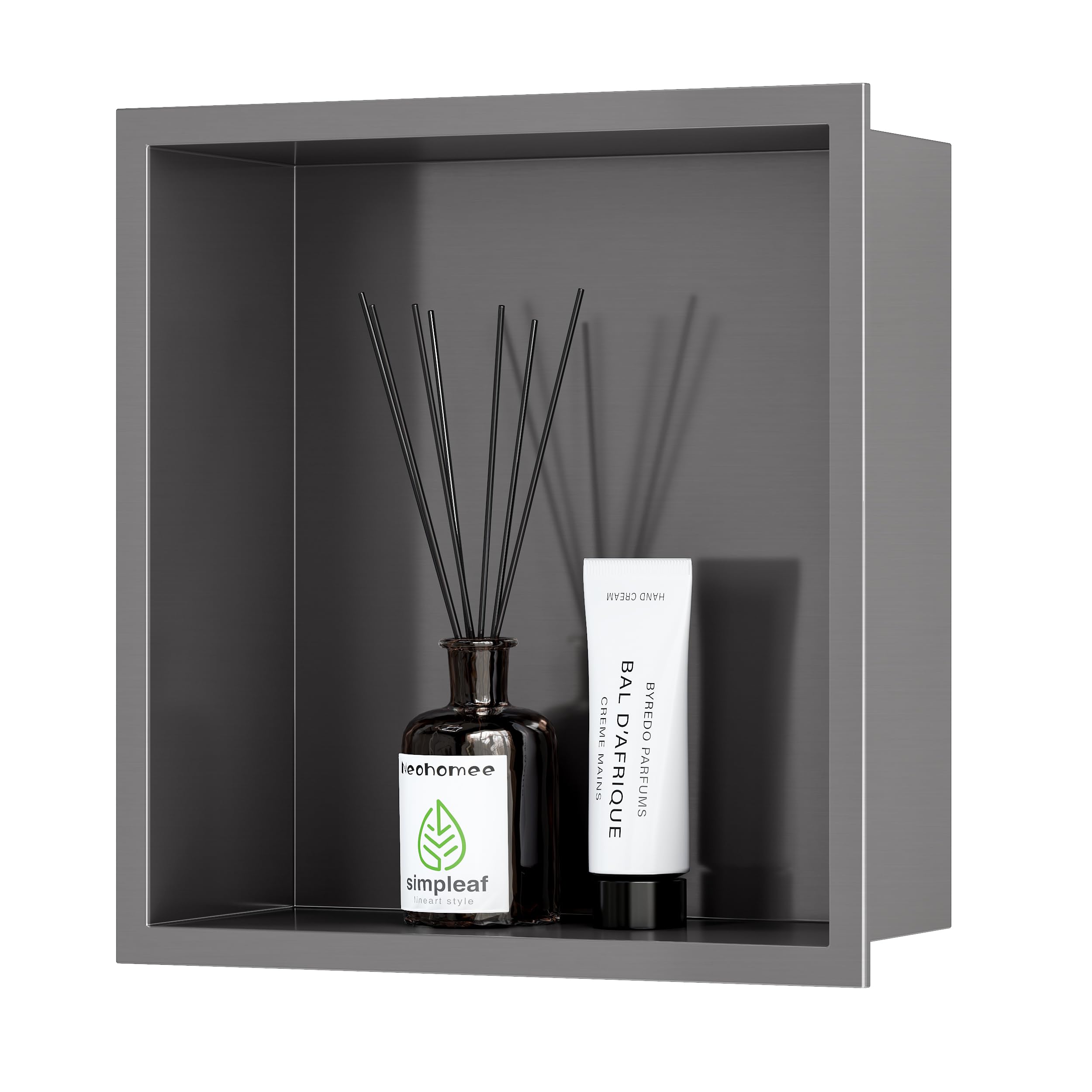 Niche de douche en acier inoxydable de qualité supérieure Neodrain format 30,5 cm