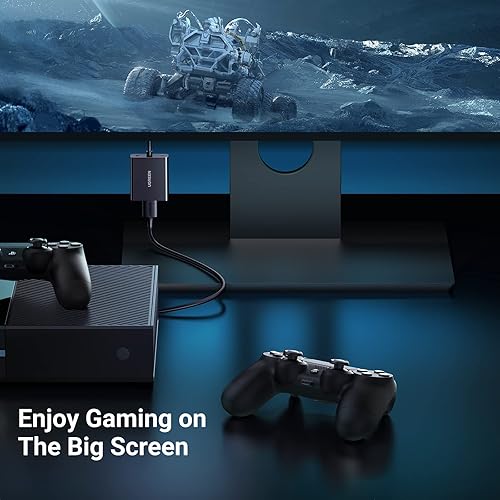 Miniatura 3 de UGREEN adaptador activo de HDMI a VGA con conector de audio HDMI hembra de 3.5mm a VGA macho, convertidor para TV Stick, Raspberry Pi, Laptop, PC,